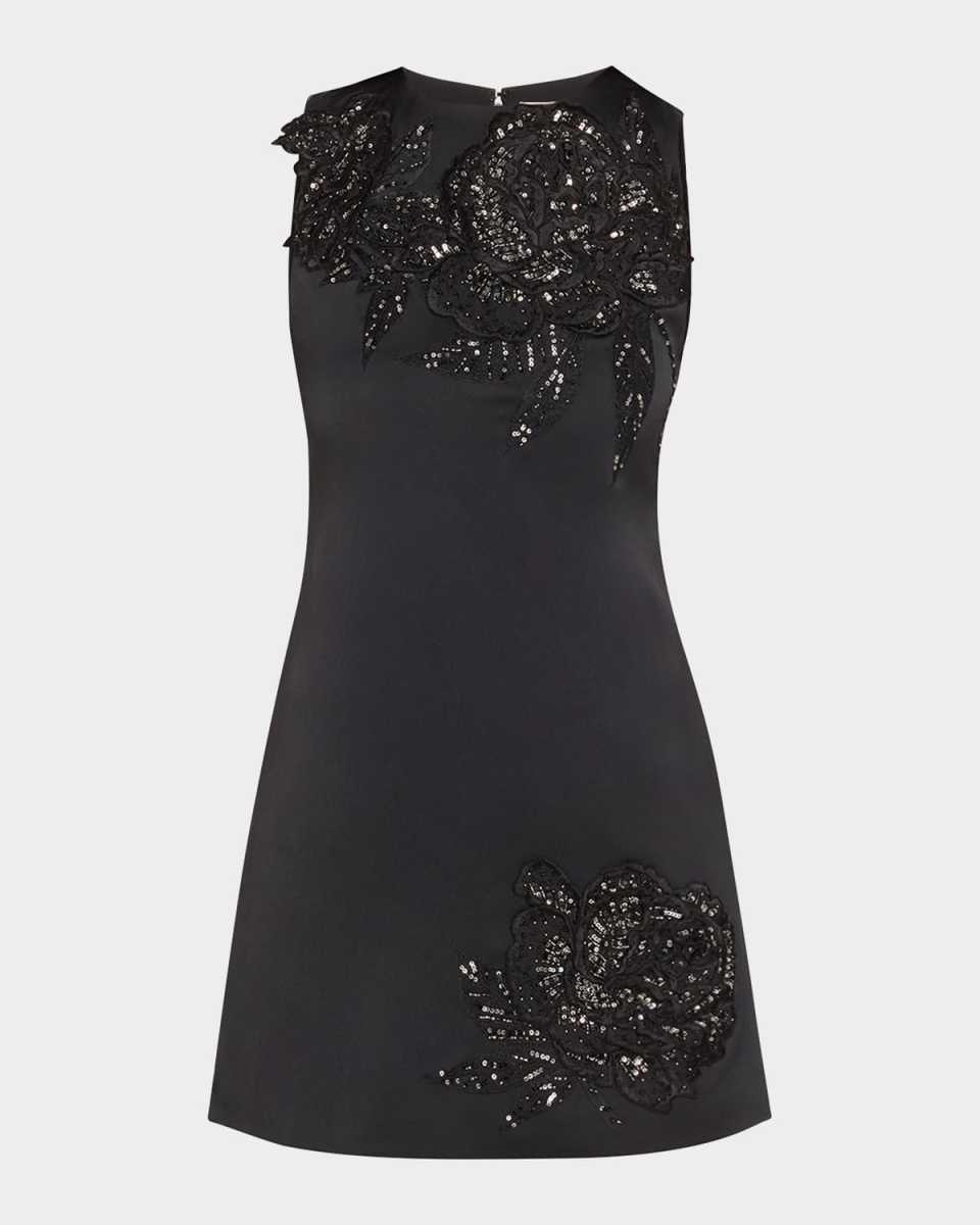 Clyde Embellished A-Line Dress
